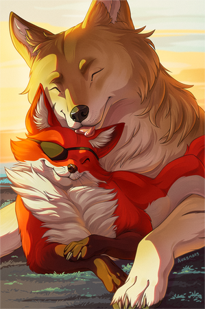 Cute fanart with animals